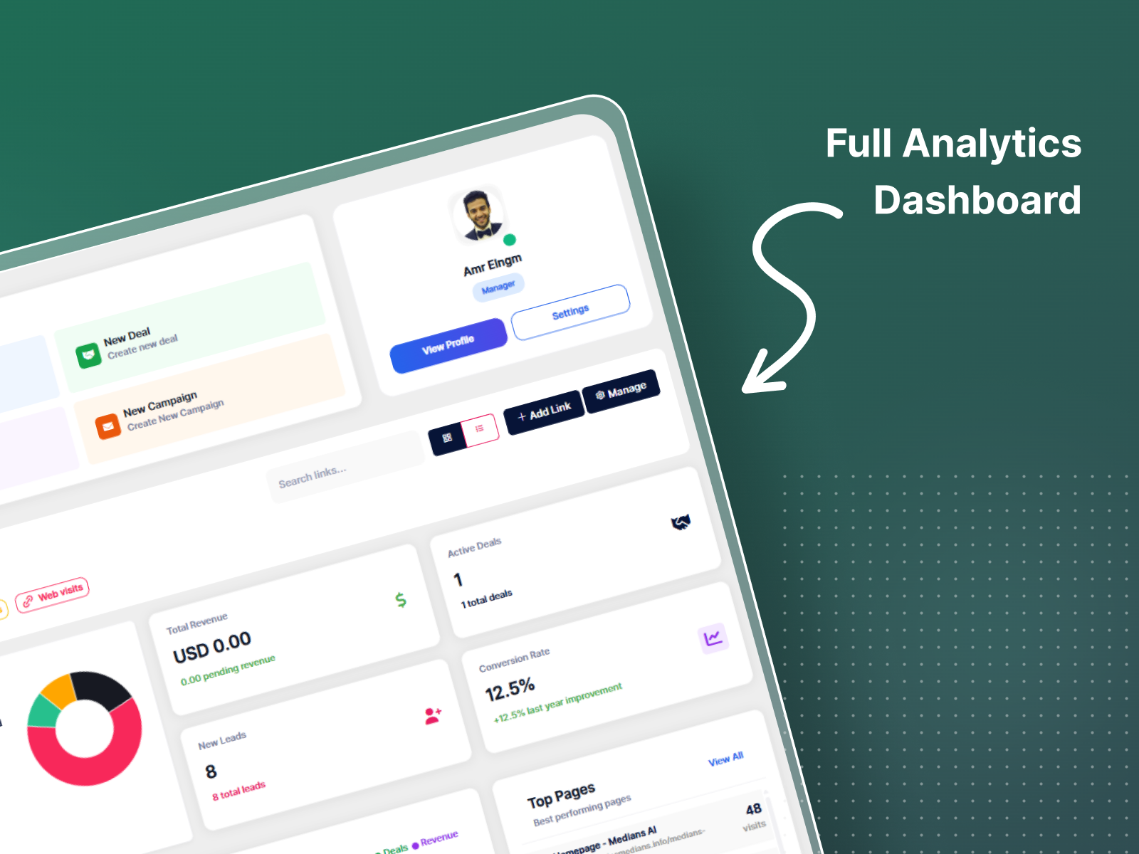 Medians CRM AI-Powered APP with Laravel system - 2
