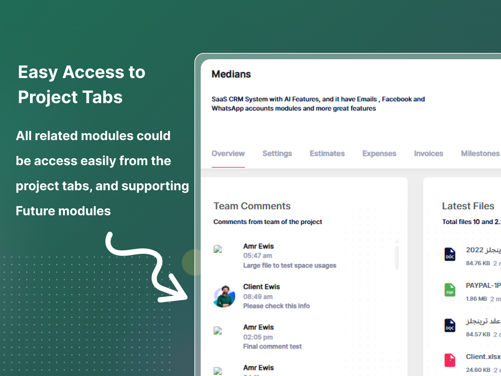 Medians CRM AI-Powered APP with Laravel system - 9